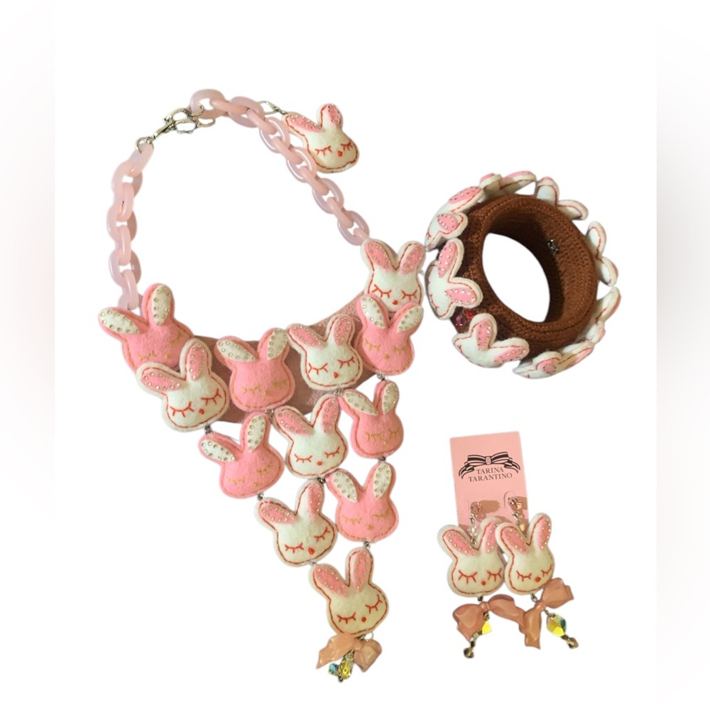 Tarina Tarantino Swarovski Bunny Necklace Sets